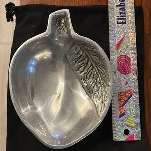 Mexican pewter dish